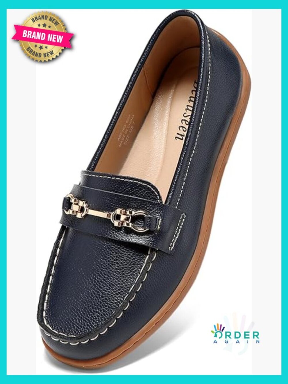 Leather Penny Loafer Slip-Ons Comfortable Lightweight Driving Mocs Business